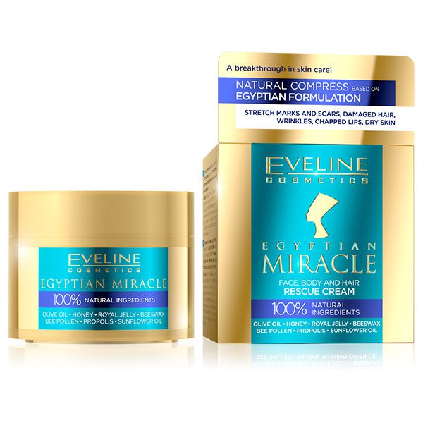 EVELINE Egyptian Miracle Face body and Hair Rescue Cream atozstore.pk