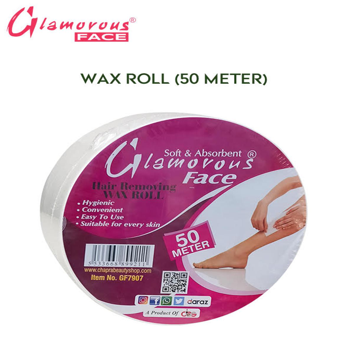 Glamorous Face 50 Meter Wax Strip Roll For Removing Wax atozstore.pk