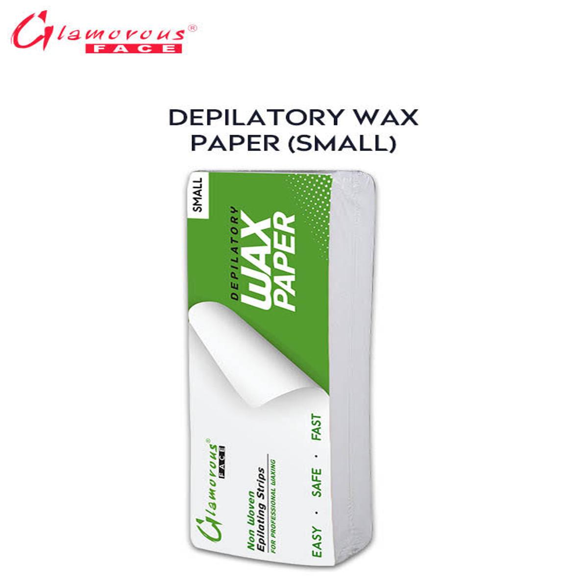 Glamorous Face Depilatory Wax Paper Small Waxing Strips 50 atozstore.pk