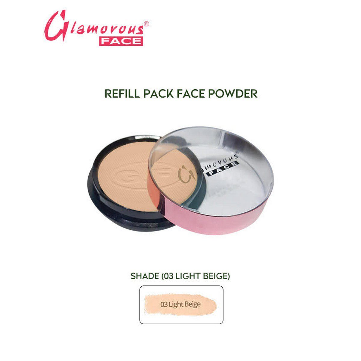 Glamorous Face Refill Pack Face Powder shade 03 atozstore.pk