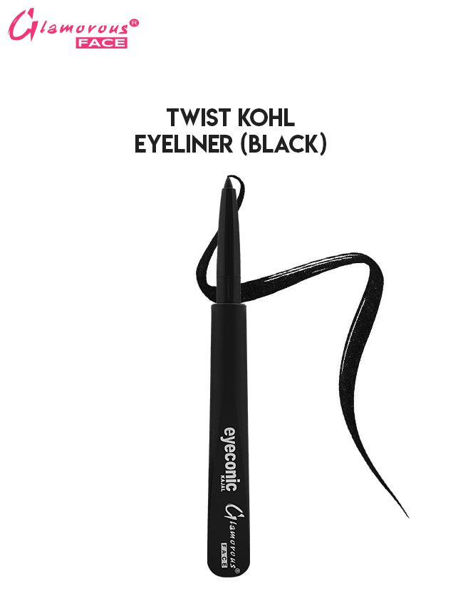 Glamorous Face Twist Eyeconic Kohl Eyeliner Pencil atozstore.pk