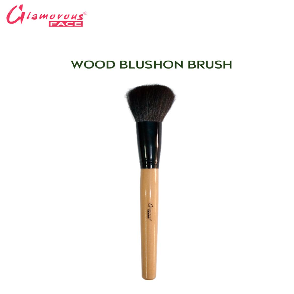 Glamorous Face Wood Blushon Brush Professional Beauty makeup