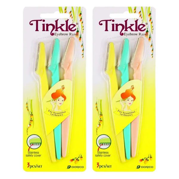 Tinkle Eyebrow Razor (Pack of 6) - atozstore.pk