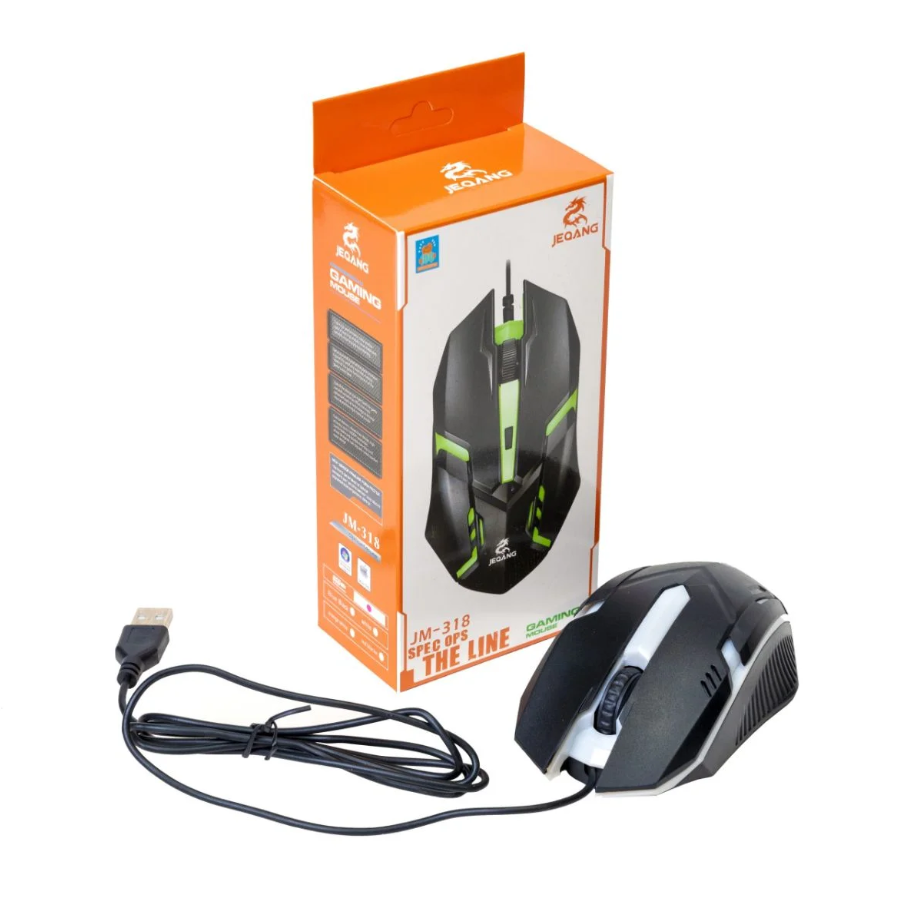 JEQANG JM-318 Wired Gaming Mouse - atozstore.pk